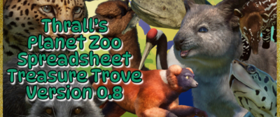 GREAT NEWS! My Patreon & Planet Zoo Spreadsheet v0.8 are LIVE!